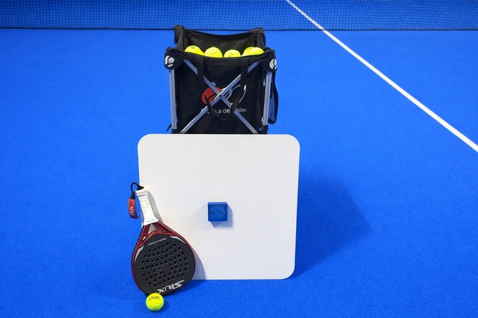 Plaqueta BALLPAD con pala y cesto